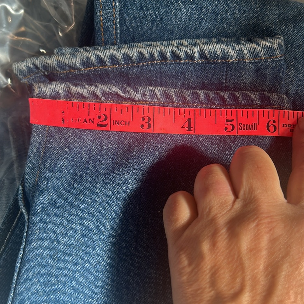 Re/Done x Levi’s Blue Straight Leg Jeans - Picture 9 of 10